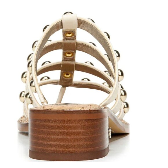 Sam Edelman Juniper IVORY Leather Gladiator Sandals Women's Size 11M New in Box - Picture 2 of 3